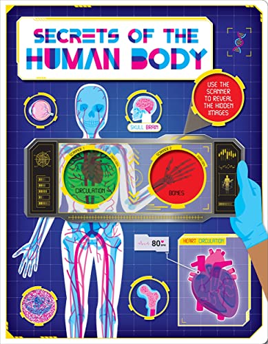 Book cover illustrating human anatomy with a colourful, scientific design.