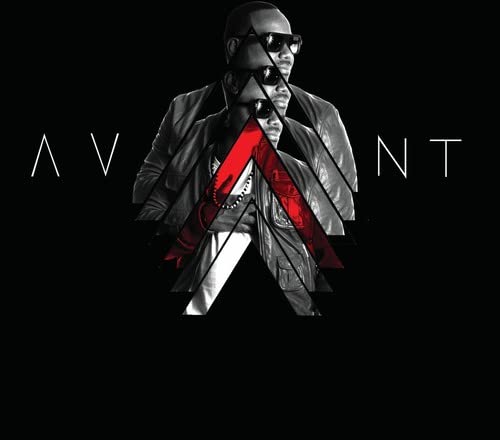 Avant album cover featuring a man in sunglasses and a red geometric design.