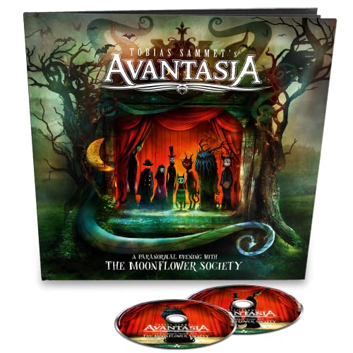 CD case with fantasy artwork and two CDs, featuring a stage with silhouetted figures.