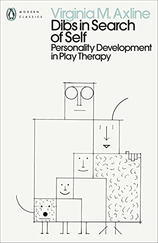 Book cover: “Dibs in Search of Self” with abstract line drawing.