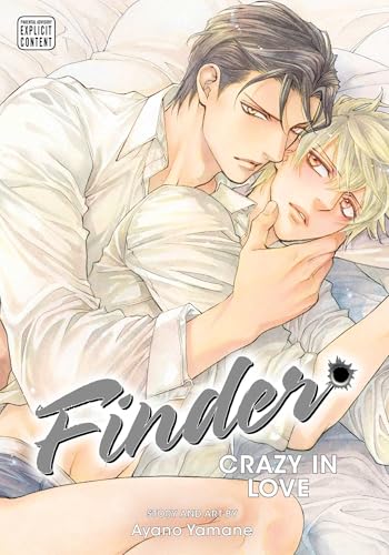 Manga cover featuring two men embracing, with the title Finder Crazy in Love below.