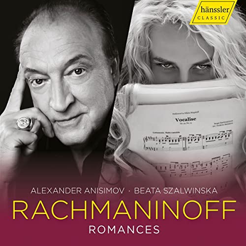 CD cover featuring portraits of two musicians and sheet music.