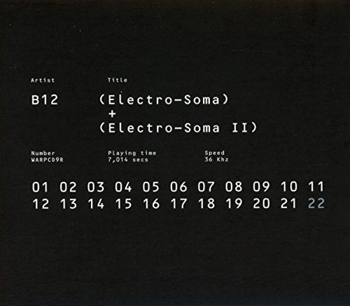Black CD cover with white text listing track numbers and album title.