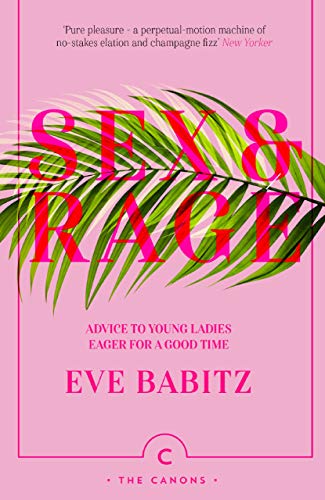 Book cover with pink background, green palm leaf, and bold magenta title text.