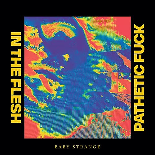 Record cover with abstract colorful paint strokes and bold text.