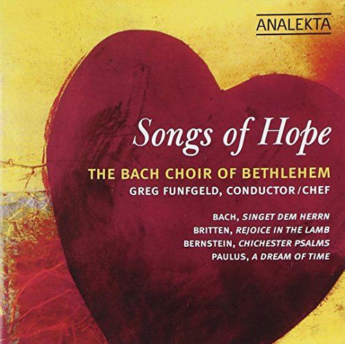 CD cover for "Songs of Hope" featuring a red heart and text.