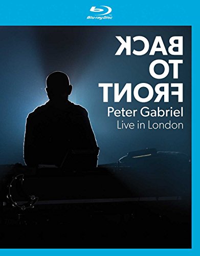 Blu-ray cover for Peter Gabriel’s “Back To Front - Live In London” concert.