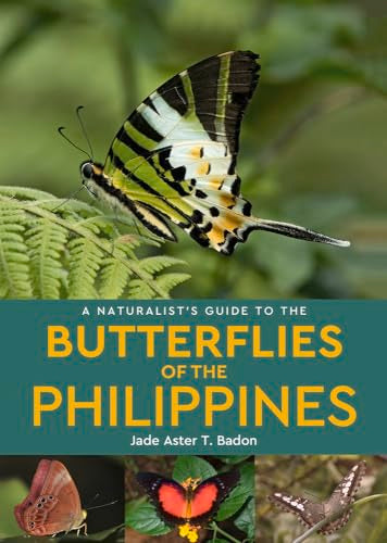 Book cover featuring a vibrant butterfly and text: "Butterflies of the Philippines.