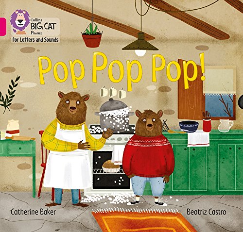 Book cover showingBL featuring two bears in a kitchen with a bubbling pot.