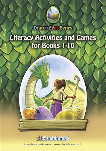 Dragon Eggs workbook cover with a dragon, child, and cracked egg.