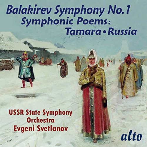 CD cover: winter scene with figures in traditional Russian clothing.