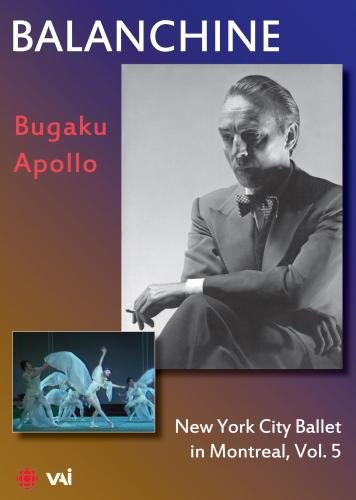 DVD cover featuring choreographer George Balanchine and ballet dancers.