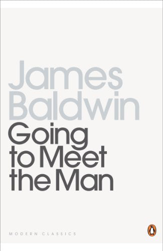 Book cover for "Going to Meet the Man" by James Baldwin.
