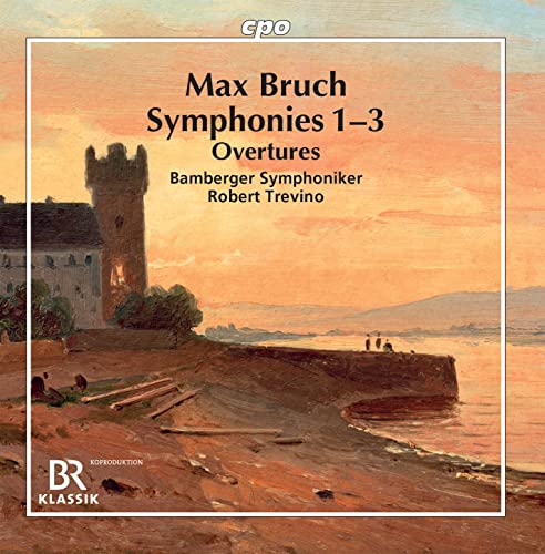 CD cover for Max Bruch symphonies with a castle landscape.