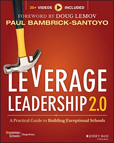 Book cover: "Leverage Leadership 2.0" with a hammer image on red background.