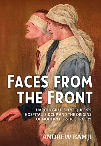 Book cover depicting two wounded soldiers with bandaged faces.