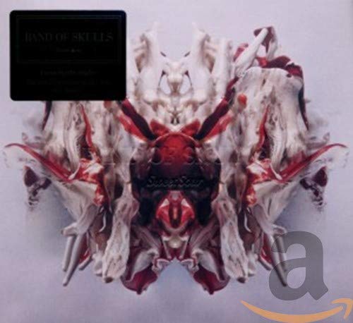 CD cover for Band Of Skulls’ “Sweet Sour” with abstract white and red imagery.