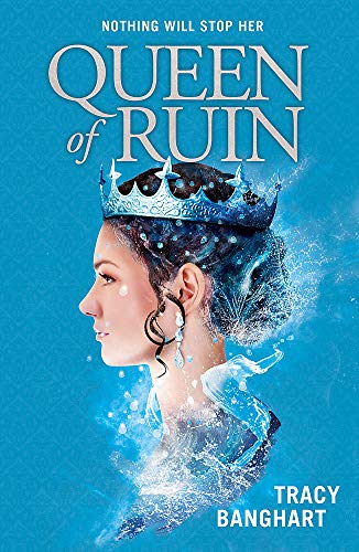 Book cover: woman in profile wearing a jeweled crown, blue tones.