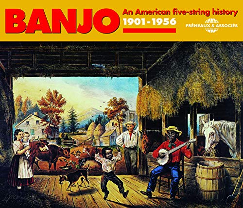 CD cover depicting a rural American scene with musicians and animals.