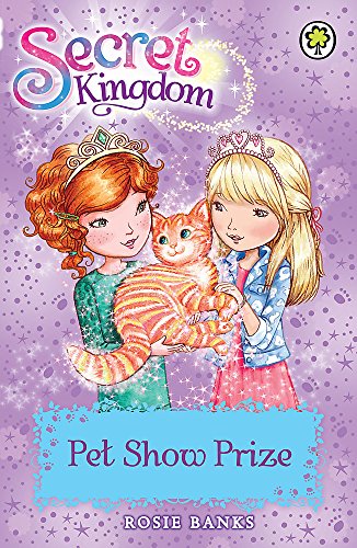 Book cover: two girls with a cat, titled "Pet Show Prize.