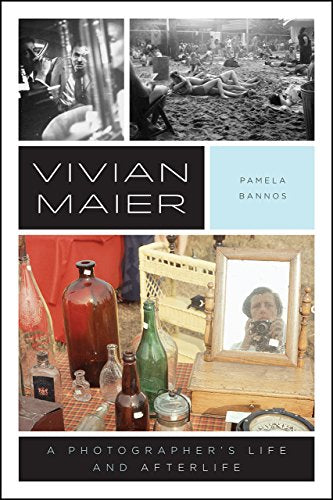 Book cover featuring black and white street photography and a mirrored self-portrait.