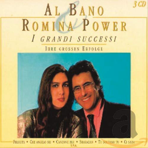 CD cover featuring Al Bano and Romina Power, a musical duo.
