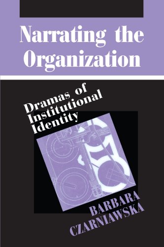 Book cover: āNarrating the Organizationā by Barbara Czarniawska, with abstract design.