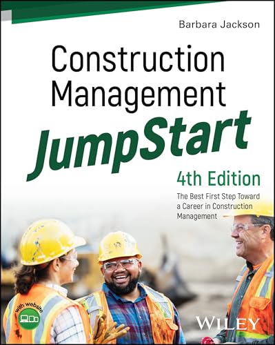 Book cover with construction workers and title "Construction Management JumpStart".