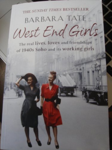 Book cover for West End Girls featuring two women in 1940s attire on a street.