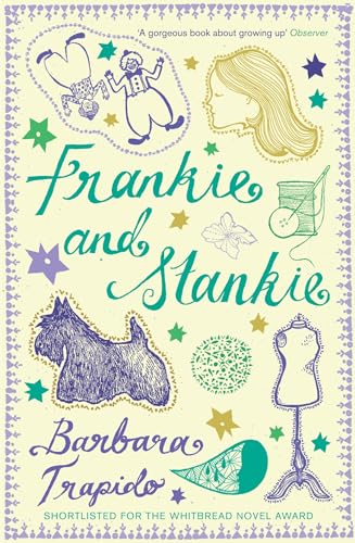 Book cover: “Frankie & Stankie” with illustrations of people, animals, and objects.