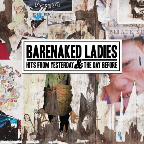 Barenaked Ladies CD cover with collage of vintage posters and portraits.
