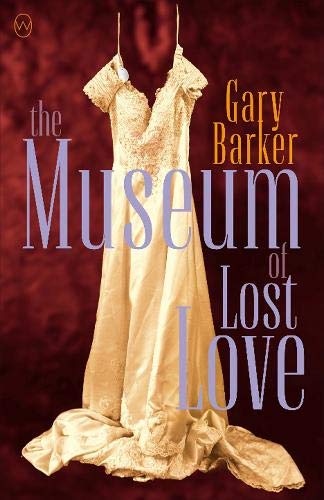Book cover featuring a vintage, cream-colored dress hanging against a dark background.