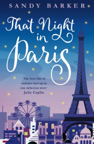 Book cover for That Night in Paris featuring the Eiffel Tower and a Ferris wheel.