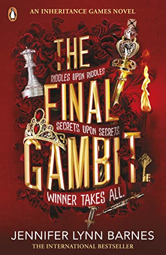 Book cover for “The Final Gambit” featuring chess pieces, a crown, and keys.
