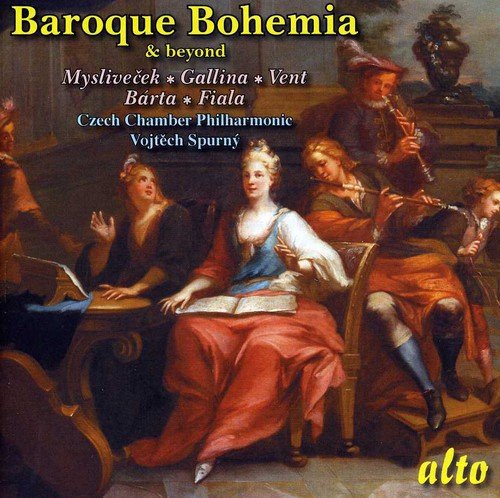 CD cover: Baroque painting of musicians with text "Baroque Bohemia & Beyond".