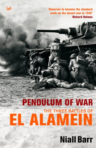 Book cover: soldiers with a tank, titled "Pendulum Of War: El Alamein.