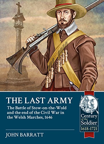 Book cover depicting a 17th-century soldier with a flintlock musket.
