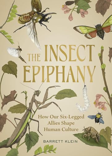 Book cover featuring illustrated insects and botanical elements.