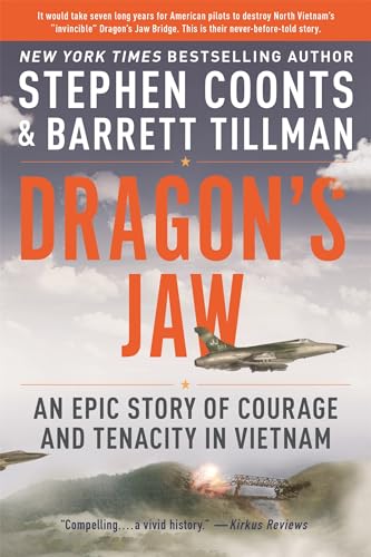 Book cover: “Dragon’s Jaw” with a fighter jet and mountainous landscape.