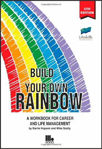 Book cover: rainbow illustration with title "Build Your Own Rainbow", 5th edition.