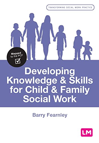 Book cover: "Developing Knowledge & Skills for Child & Family Social Work".