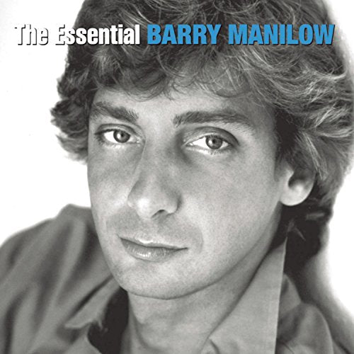 CD cover featuring a portrait of Barry Manilow in black and white.