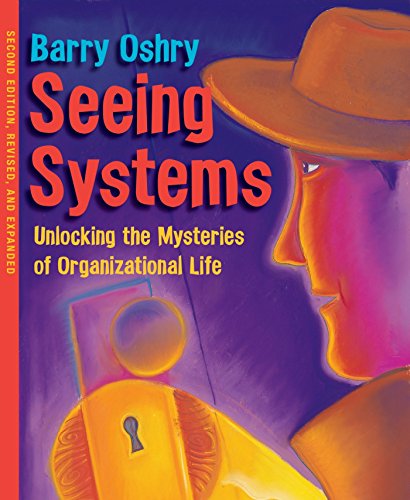 Book cover: "Seeing Systems" with abstract portrait and keyhole imagery.