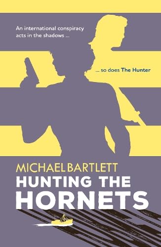 Book cover: Silhouette of a person with a gun, titled "Hunting the Hornets".