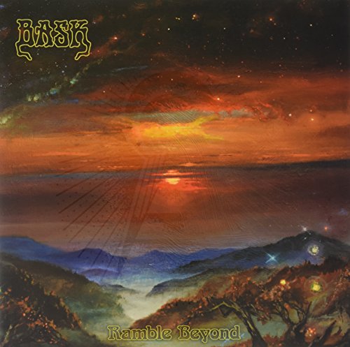 Album cover art showing a sunset over mountains with starry skies and band text.