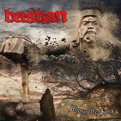 CD cover art: a giant stone face and a cloaked figure.