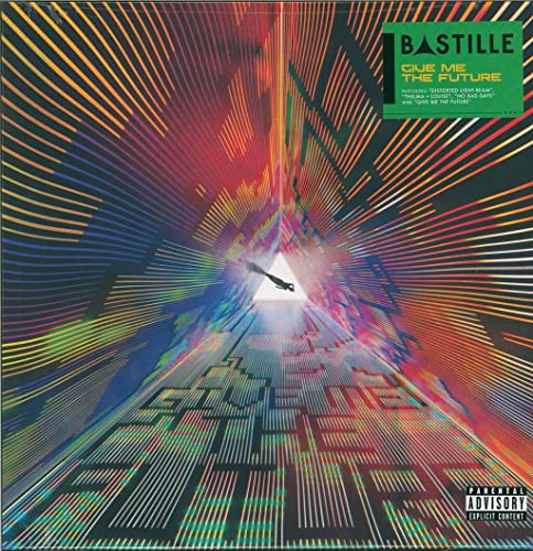Vinyl cover art featuring a colorful, abstract light tunnel with a central triangular portal.