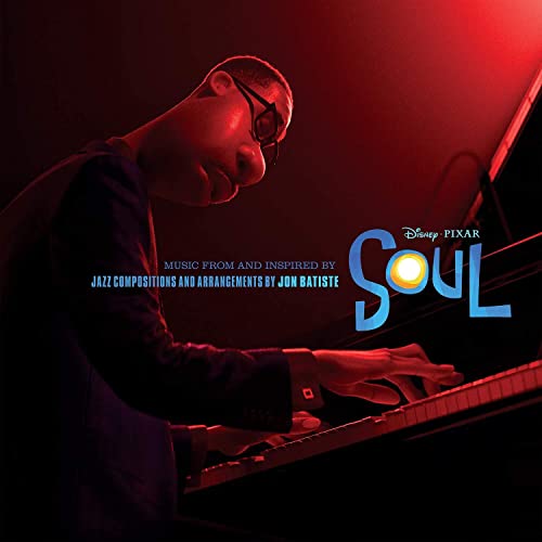 Jon Batiste at a piano, album cover for “Soul” soundtrack.