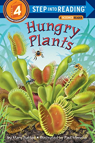 Book cover: "Hungry Plants" features Venus flytraps and insects.