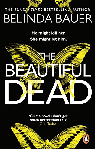 Book cover: black background with yellow butterfly and white text.